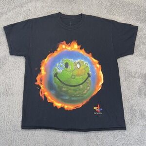 Cactus‎ Jack Shirt Mens Large Black Fortnite PlayStation Travis Scott Graphic
